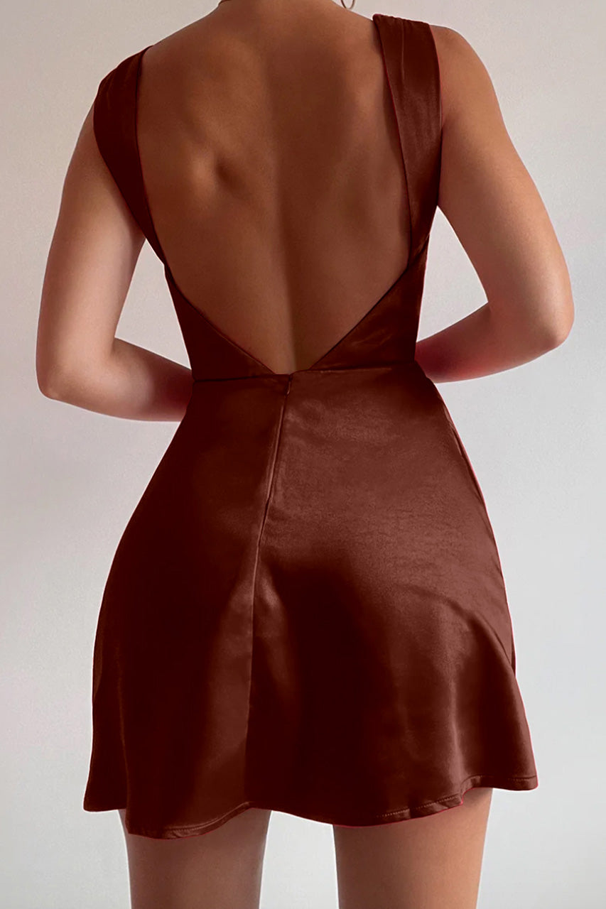 HAVANNA MINI DRESS - COFFEE - HAVANNA-MINI-DRESS---BROWN-_1