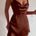 HAVANNA MINI DRESS - COFFEE