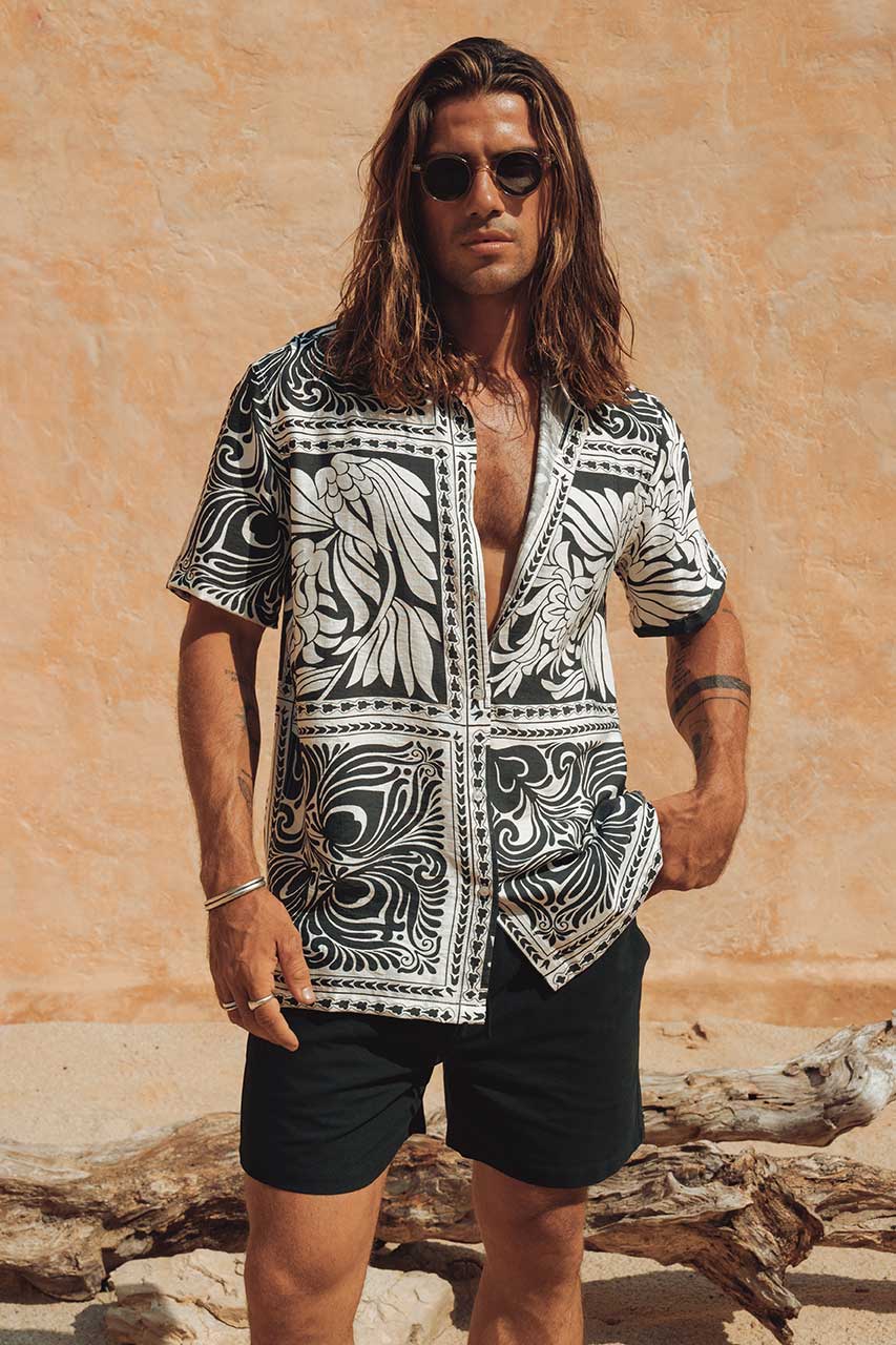 HAVANNA SHIRT - BLACK/SAND - HAVANNA-SHIRT-BLACK-_2