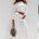 HEATHER WIDE LEG KNIT PANT - CREAM