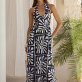 HENRIETTA MIDI DRESS - PIRAH NAVY