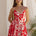 HENRIETTA MINI DRESS - MATELO RED