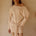 HIMARI KNIT MINI DRESS - SAND
