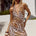 HOLLY MINI DRESS - TIKANI LEOPARD