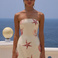 IBIZA MINI DRESS - SAND SEASHELL