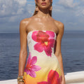 IBIZA MINI DRESS - TROPICAL OMBRE