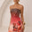 IBIZA STRAPLESS SEQUIN MINI DRESS - RUBY FLOWER