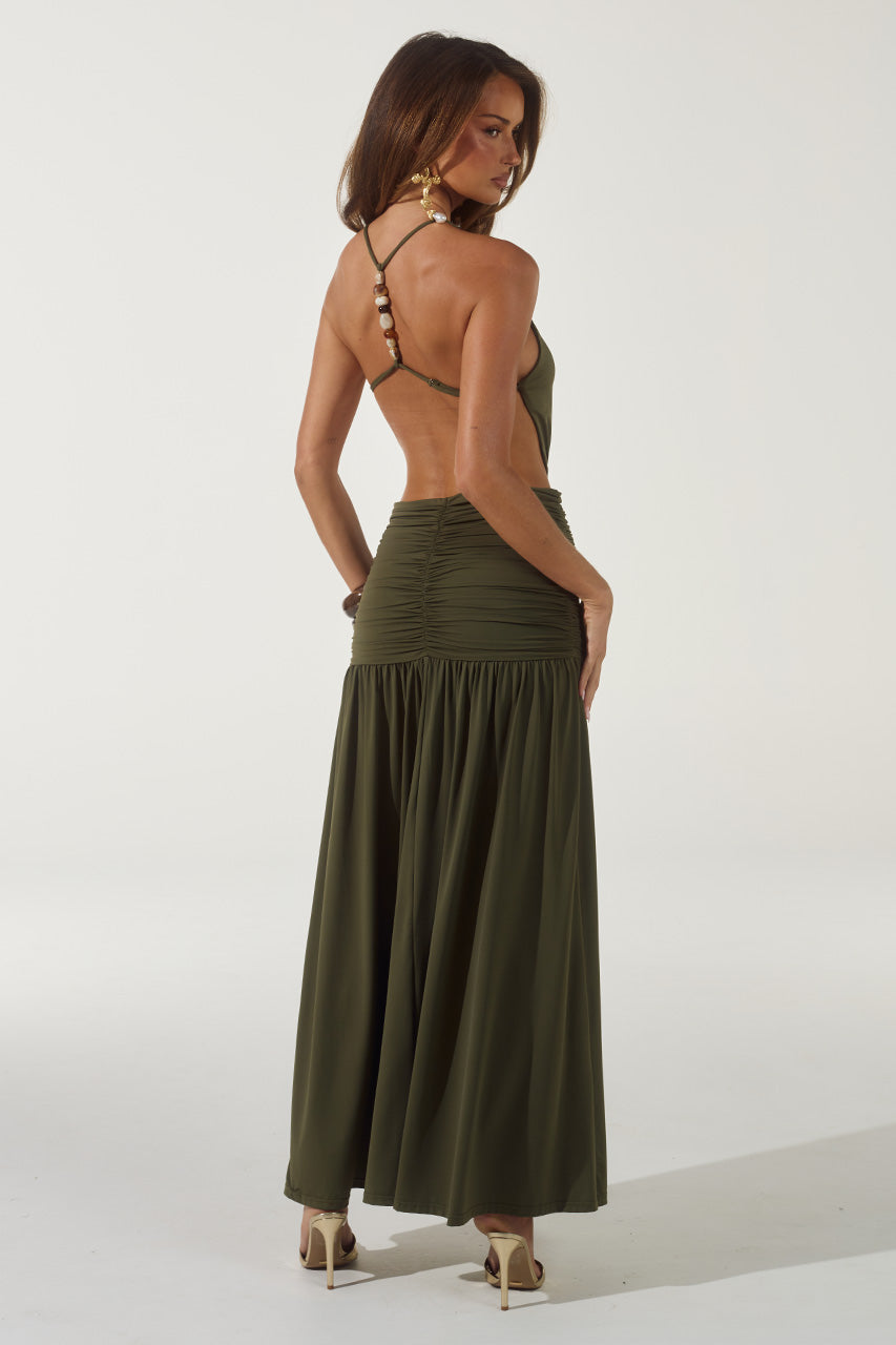 IMELDA HIGH NECK MAXI DRESS - OLIVE - IMELDAHIGHNECKMAXIDRESS-OLIVE-03