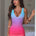 MALIBU MINI DRESS - RAINBOW