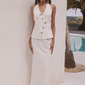 INARA MAXI SKIRT - WHITE