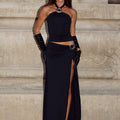INDIANA MAXI SKIRT - BLACK