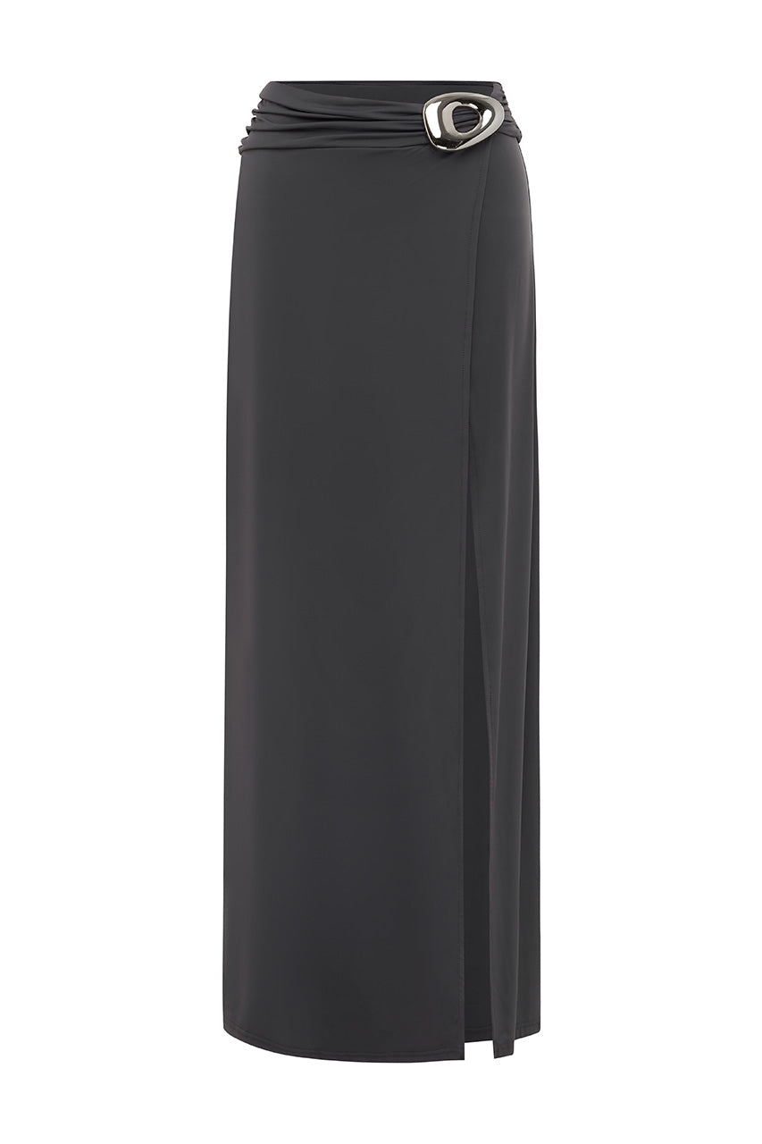 INDIANA MAXI SKIRT - SLATE - INDIANAMAXISKIRTSLATE