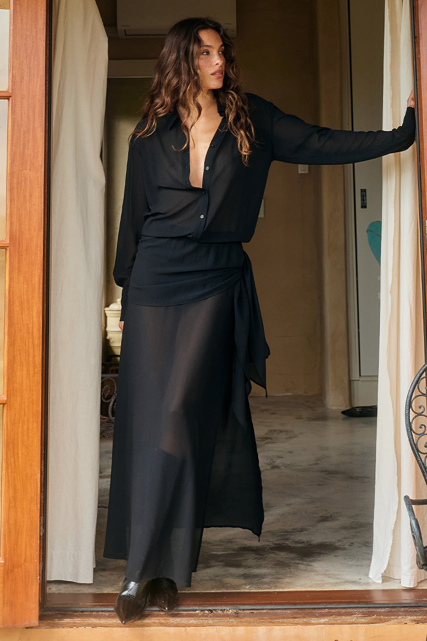 ISABELLA SHIRT MAXI DRESS - BLACK - ISABELLASHIRTMAXIDRESS-BLACK-03