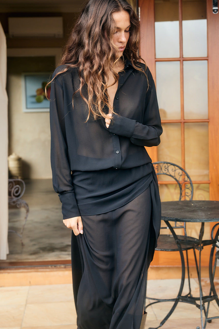 ISABELLA SHIRT MAXI DRESS - BLACK - ISABELLASHIRTMAXIDRESS-BLACK-11