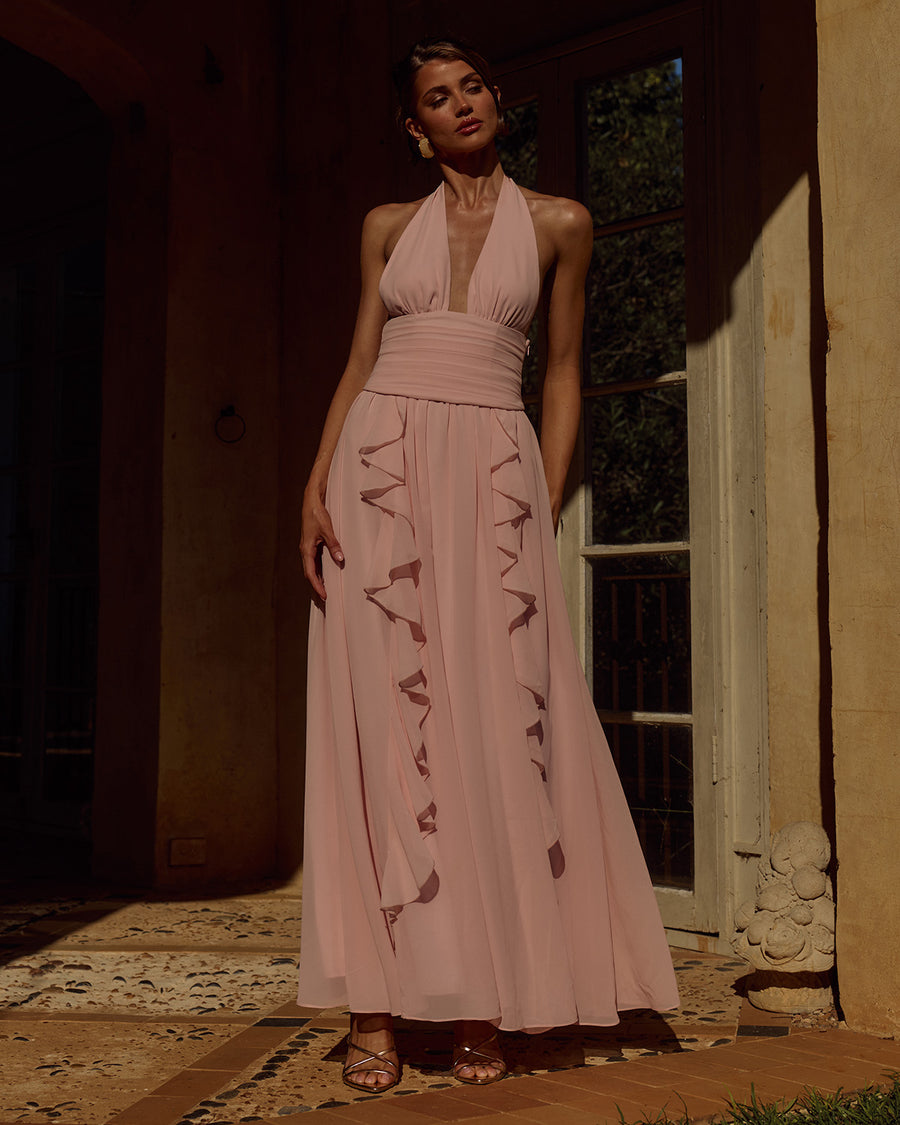 ISOLINA HALTER CORSET MAXI DRESS - PINK - ISOLINAHALTERCORSETMAXIDRESS-PINK-3