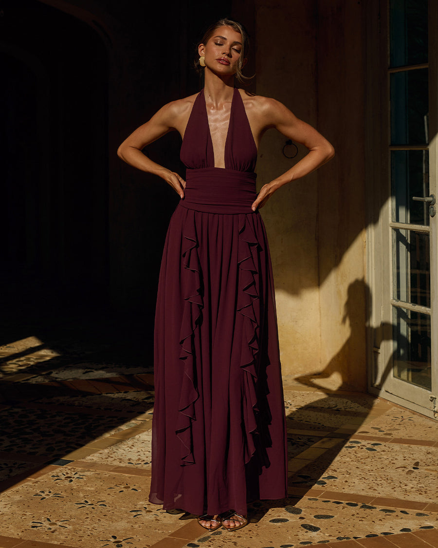 ISOLINA HALTER CORSET MAXI DRESS - PLUM XXL - ISOLINAHALTERCORSETMAXIDRESS-PLUM_64424796-4db2-498c-9672-a3f4a6870555