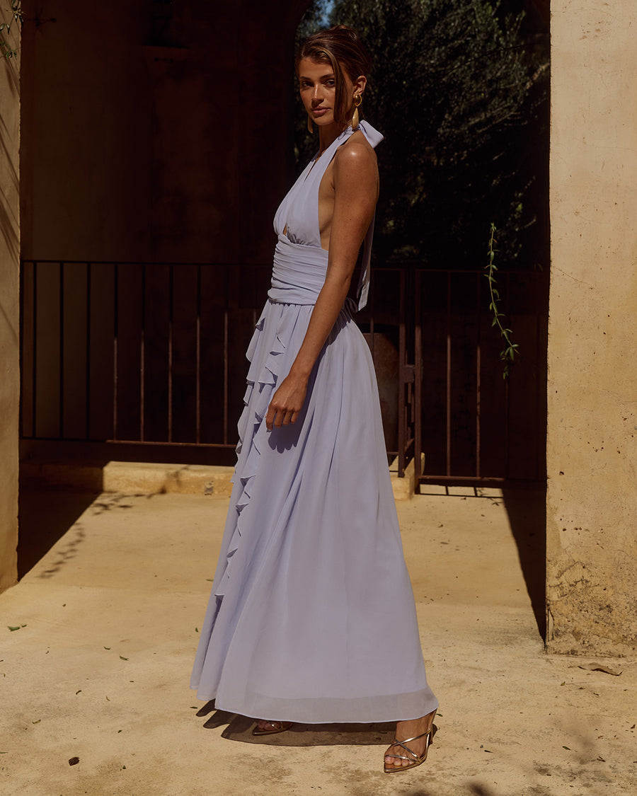 ISOLINA HALTER CORSET MAXI DRESS - SKY BLUE - ISOLINAHALTERCORSETMAXIDRESS-SKYBLUE