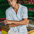 IVANO SHORT SLEEVE SHIRT - BRODIE SKY BLUE