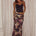 JACINTA BUSTIER CUT OUT MAXI DRESS - HARLOW BLACK