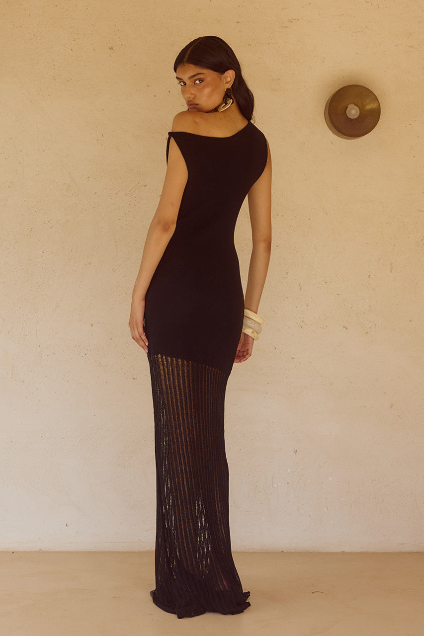 JACQUES KNIT MAXI DRESS - BLACK XXL - JACQUESMAXIDRESSBLACK_6