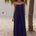 JAIYAH STRAPLESS MAXI DRESS - NAVY