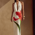JASMINA MAXI DRESS - RED LILY