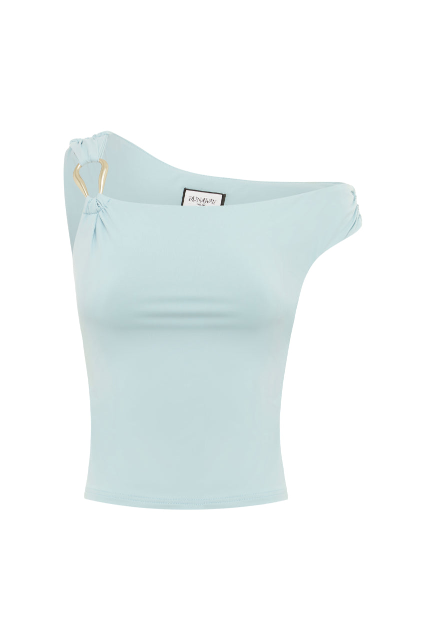 JASMINE ONE SHOULDER TOP - ICE BLUE - JASMINEONESHOULDERTOP-ICEBLUE1