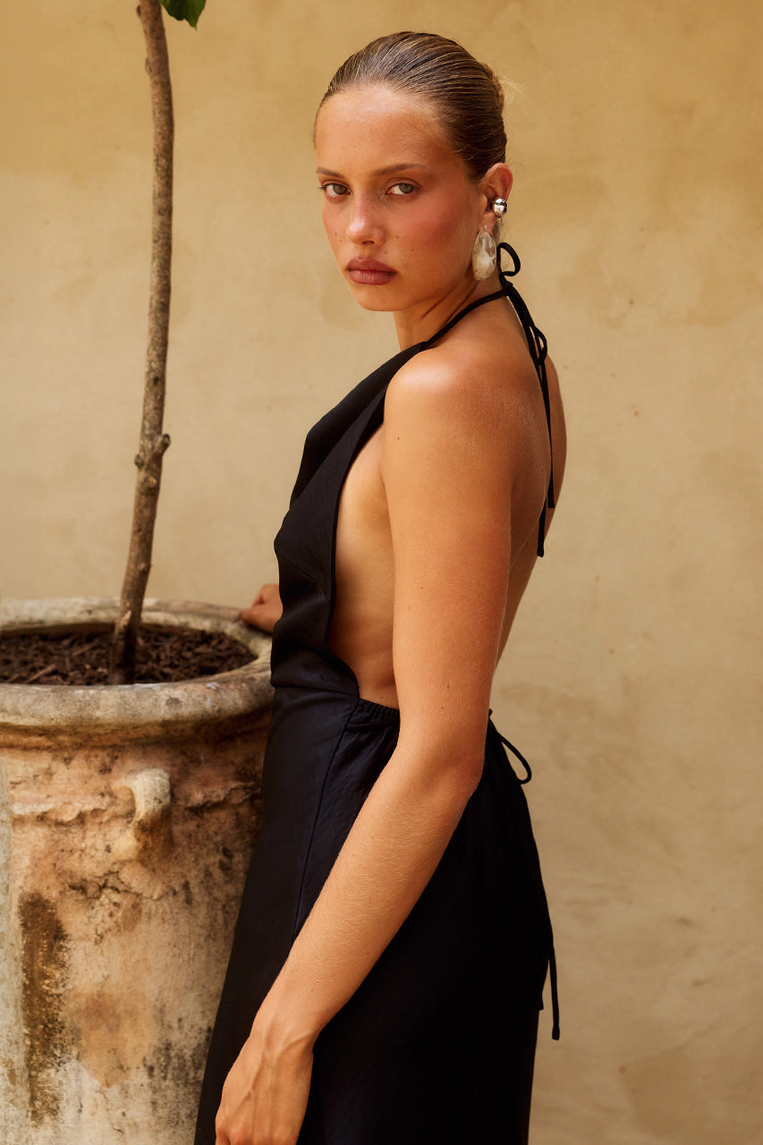 JELENA HALTER OPEN BACK MAXI DRESS - BLACK - JELENAHALTEROPENBACKMAXIDRESS-BLACK-08