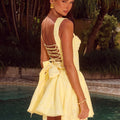 JOELLE MINI DRESS - LEMON