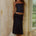 LEANNA LOW WAIST MIDI SKIRT - BLACK