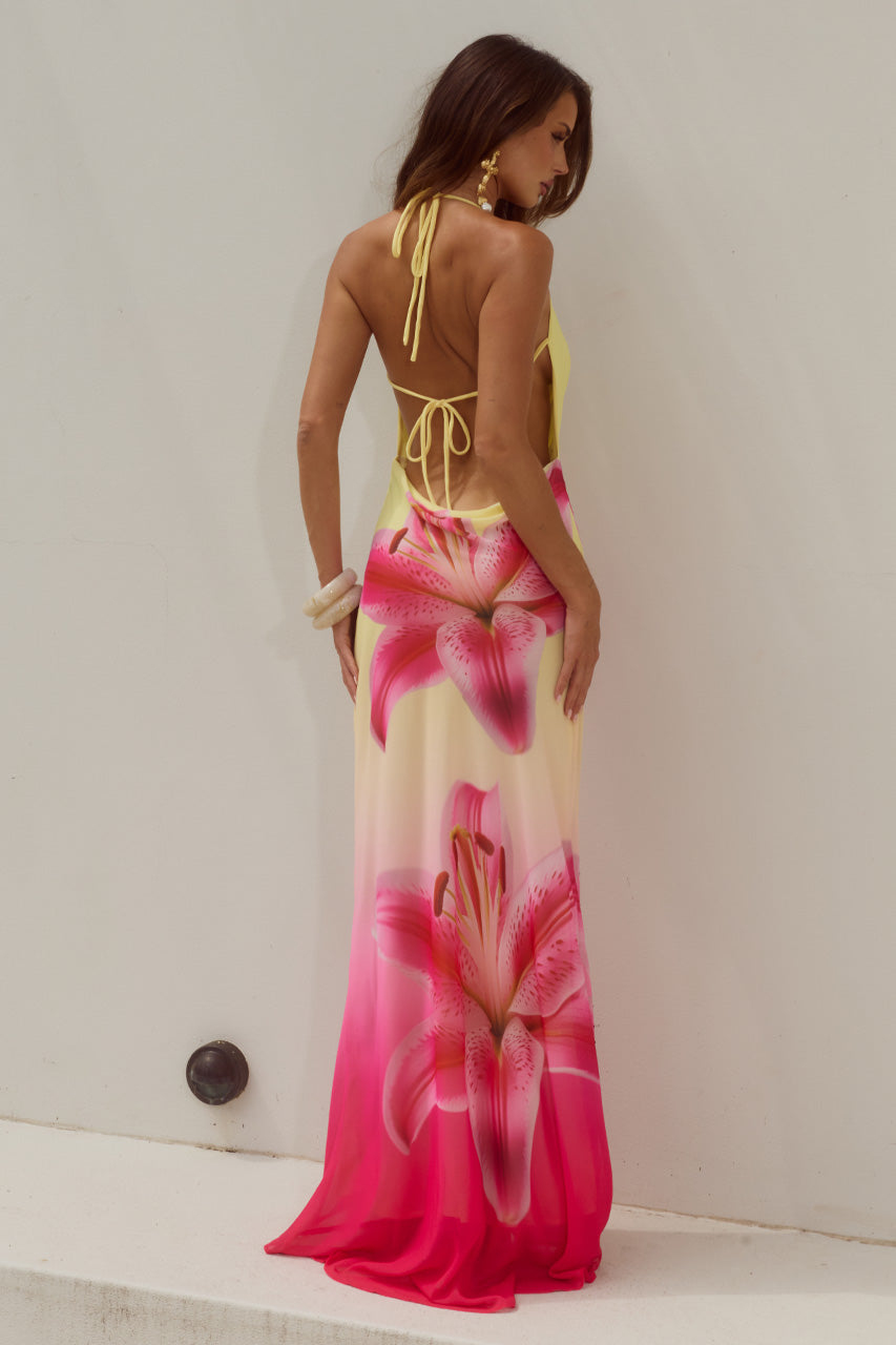 JULIANA COWL HIGH SLIT MAXI DRESS - PINK LILY - JULIANACOWLHIGHSLITMAXIDRESS-PINKLILY-06