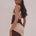 JULIE MINI SKIRT - SAND/CHOCOLATE