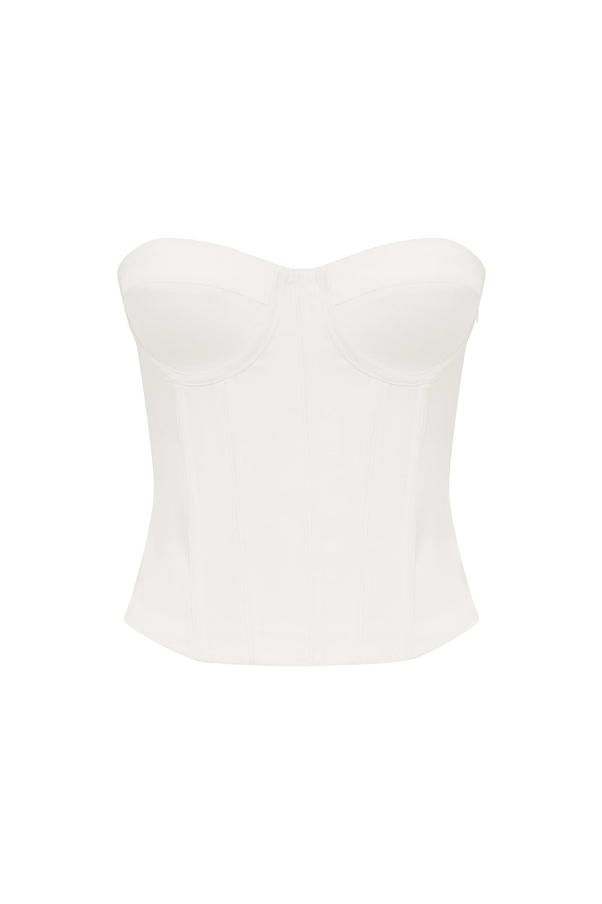 JULIETTE STRAPLESS BUSTIER - IVORY - JULIETTESTRAPLESSBUSTIER-IVORY