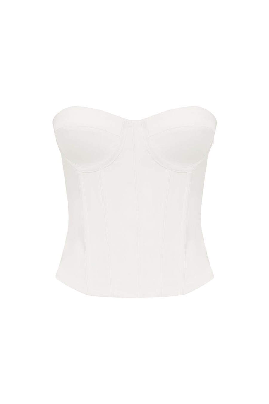 JULIETTE STRAPLESS BUSTIER - IVORY - JULIETTESTRAPLESSBUSTIER-IVORY