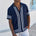 JACOB SHIRT - NAVY/WHITE