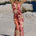 KAELI TIE FRONT HALTER MAXI DRESS - KAELI BERRY