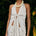 KAELI TIE FRONT HALTER TOP - OFF WHITE