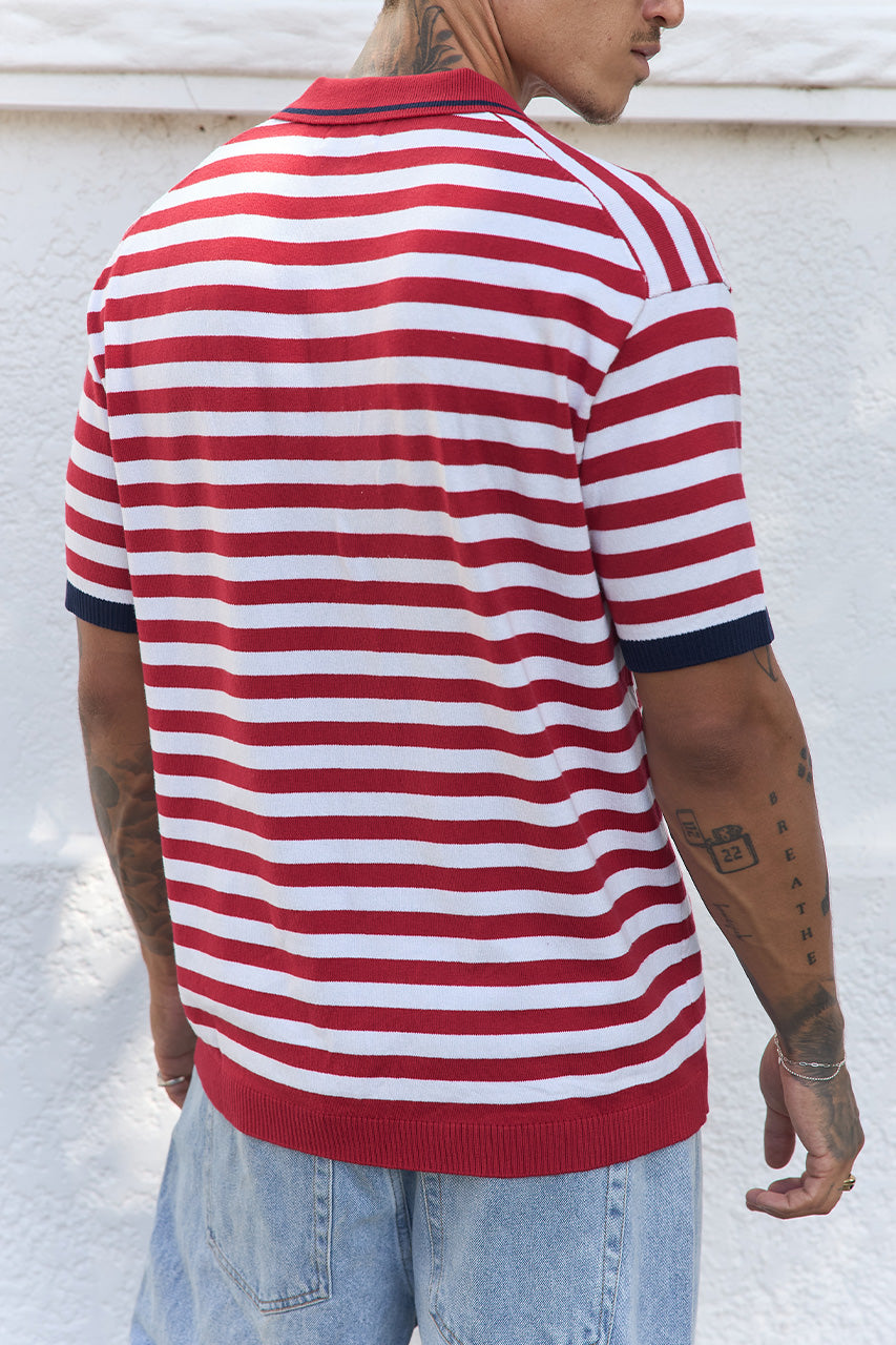 KAIN TOP - RED STRIPE - KAINTOP-REDSTRIPE-4