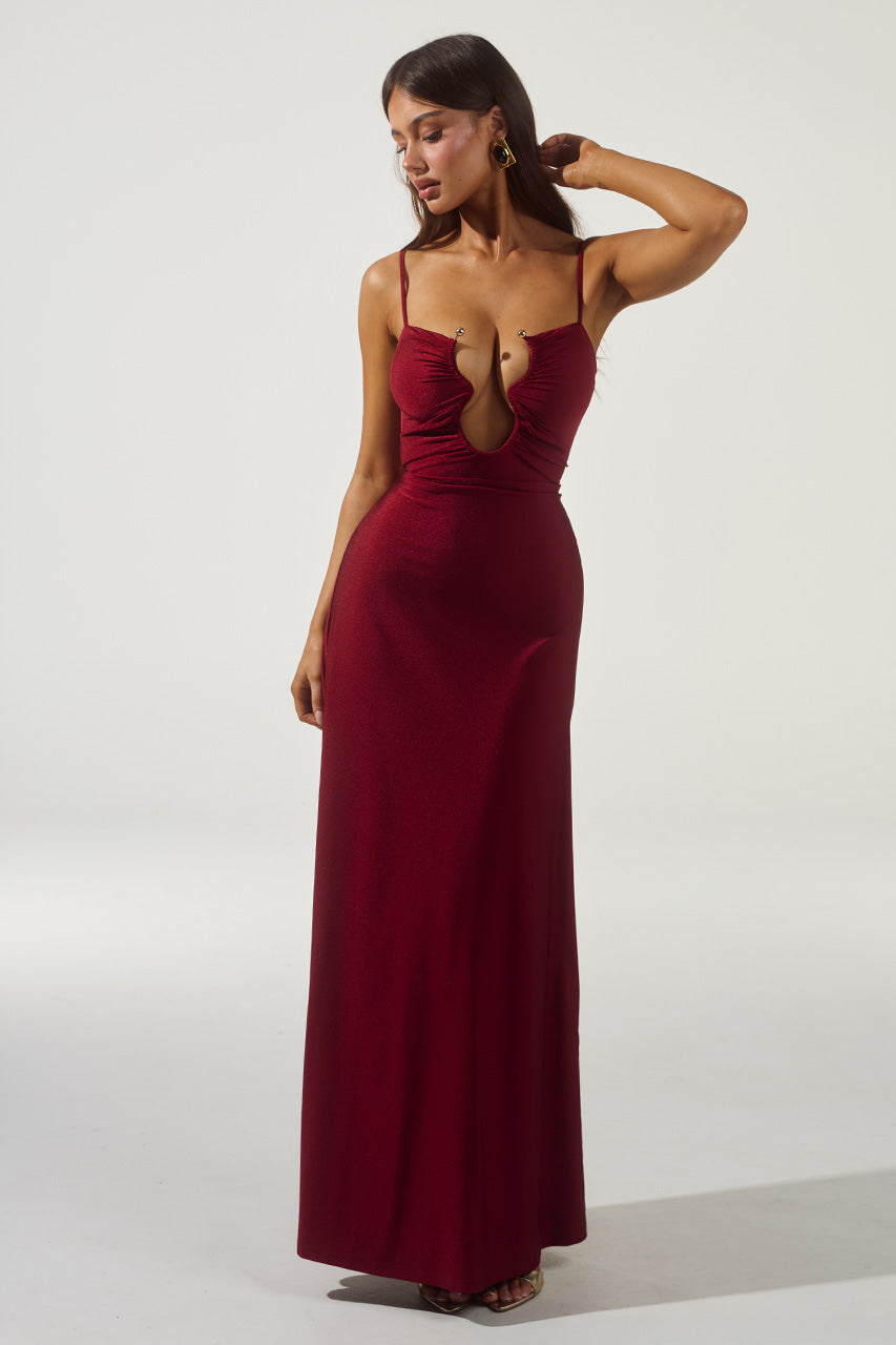 KALENA PLUNGE MAXI DRESS - CHERRY - KALENAPLUNGEMAXIDRESS-CHERRY-02