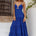 KANAH V-NECK TIERED MAXI DRESS - COBALT BLUE