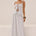 MAREE SHIRRED DROP WAIST MAXI SKIRT - DREA WHITE