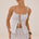 KATALIA RUCHED FRONT TIE TOP - DREA WHITE