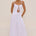 MAREE SHIRRED DROP WAIST MAXI SKIRT - WHITE