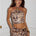 KEELEY KEYHOLE HALTER TOP - MENDEZ BROWN