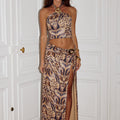 KEELEY MAXI SKIRT - MENDEZ BROWN