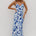 KEILANA CROSS BACK MAXI DRESS - MADDIE BLUE