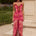 KIATA RUFFLE MAXI DRESS - GAIA PINK