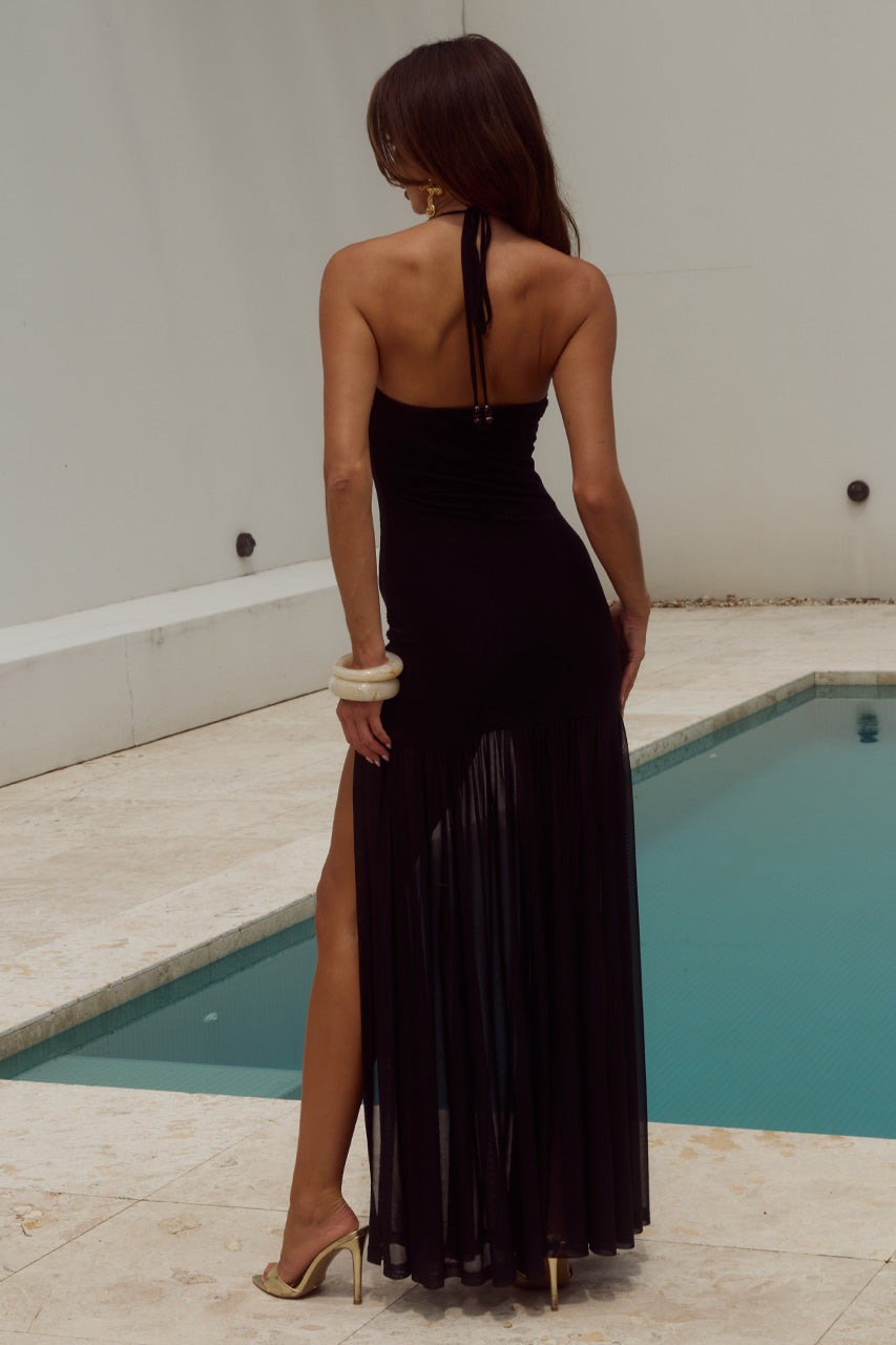 KIKI HIGH SLIT MAXI DRESS - BLACK - KIKIHIGHSLITMAXIDRESS-BLACK-5