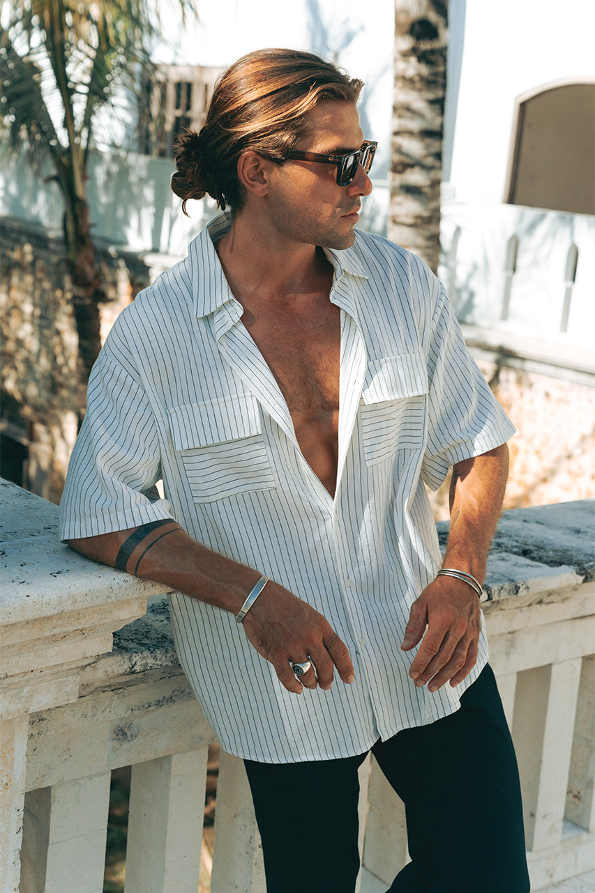 KILIAN SHIRT - WHITE PINSTRIPE - KILIANSHIRT_2