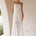 KINERA STRAPLESS LACE MAXI DRESS - WHITE